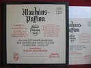 J.S.Bach  MATTHÄUS-PASSION  -  Mengelberg Philips Minigroove 4 LP-Box