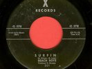 BEACH BOYS Surfin Luau 45 on X Records 1961 ORIGINAL Surf Garage 45 Brian Wilson