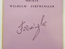 RARE PRIVATE FRENCH 2 LP FURTWANGLER MACHULA BRAHMS SCHUMANN MINT