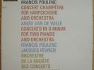ASD 517 - POULENC - 2 KLAVIERKONZERT - POULENC - FEVRIER - VAN DE WIELE - PRETRE
