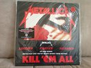 METALLICA KILL EM ALL RED VINYL ONLY 1000 MADE 45RPM 2LP STILL SEALED