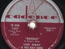 Hear Rock 'n' Roll 78 rpm LINK WRAY 