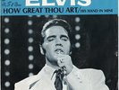 ELVIS PRESLEY--PICTURE SLEEVE ONLY--(HOW GREAT THOU ART/HIS HAND IN MINE)--PS--