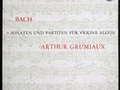 Arthur Grumiaux:JS Bach 6 Son/Part:Philips 835198-200AY:Orig Hi-Fi Maroon:NM/NM-