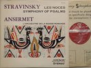 Mint ANSERMET Les Noces STRAVINSKY   UK LONDON Blueback CS 6219Wideband STEREO