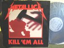 METALLICA Kill 'Em All LP Megaforce original '83 RARE STERLING stamps mrI 069 