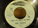 GR8 NORTHERN SOUL 45 ; THE PUFFS; I ONLY CRY ONCE A DAY NOW/ MOON OUT THERE