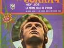 EP *Johnny HALLYDAY * Hey Joe + 3 * label noir * Pressage ESPAGNE *