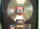 SUPERB RARE RIAA TALKING HEADS TRUE STORIES FRAMED GOLD RECORD AWARD