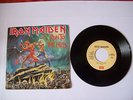 IRON MAIDEN 45 GIRI RUN TO THE HILLS EMI ITALY 7' 1982 PIC.SLEEVE METAL