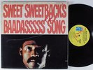 SWEET SWEETBACK'S BAADASSSSS SONG OST Melvin Van Peebles STAX LP VG+