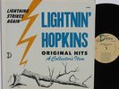 LIGHTNIN' HOPKINS Lightning Strikes Again LP 1960 Dart 8000 CLEAN blues