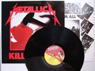 Metallica Kill 'Em All UK LP + Innerbag A1/B1 Matrix Barcode