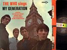 PSYCH LP The Who MY GENERATION rare MONO original Decca DL 4664