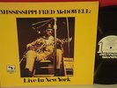 MISSISSIPPI FRED McDOWELL Live In New York RARE 1973 OBLIVION CLASSIC BLUES LP