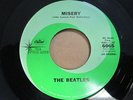 THE BEATLES - Misery/Roll Over Beethoven   RARE Starline Green Swirl Pressing 45