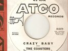 THE COASTERS - CRAZY BABY - ATCO PROMO RARE  NORTHERN SOUL 45
