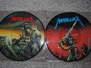 METALLICA MASTERS OF EVIL 2XPICTURE SET acdc aerosmith kiss megadeth slayer wasp