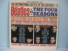 60s THE BEATLES vs THE FOUR SEASONS 2LPs  DX-30 With POSTER ORIG EBBeat