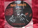 IRON MAIDEN - A REAL DEAD ONE - LP BRAZIL 2001 - RARE PICTURE DISC - EXCELLENT+