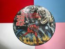IRON MAIDEN THE NUMBER OF THE BEAST RARE 1982 1ST EDITION PICTURE DISC