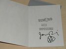 JAMIE REID 100% GENUINE HAND SIGNED CARD SEX PISTOLS PUNK ART