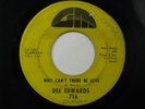 DEE EDWARDS Why Can't There Be Love GM DETROIT NORTHERN SOUL FUNK 45 HEAR