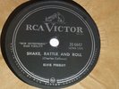 ELVIS PRESLEY SHAKE RATTLE AND ROLL  78 RPM