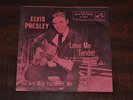 Elvis Presley 45 Record 47-6643 Love Me Tender Any Way You Want Me Dark Pink