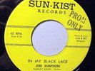 Jeri Simpson In My Black Lace/Sugar NM Vinyl Sun-Kist PROMO 45 RPM RARE
