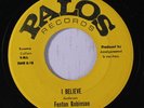 rare Soul R&B 45 FENTON ROBINSON i believe PALOS Hear