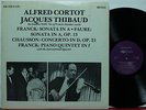 RR-528 2 discs Cortot, Thibaud, Franck, Faure & Chausson w/ International 4tet