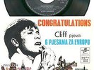 CLIFF RICHARD - CONGRATULATIONS - 1968  RARE EX YUGOSLAVIA  7“ PS EP