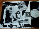 GG ALLIN Dirty Love Songs ORIGINAL TEST PRESSING 1987 FRENCH LP w/ POSTER SLEEVE