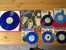 The Police Outlandos d' Amour promo-Roxanne x3 Cant stand losing you Blue Vinyl
