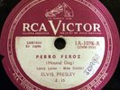 ELVIS PRESLEY HOUND DOG & DON'T BE CRUEL RARE ARGENTINA 78 RPM LBLS IN SPANISH