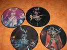 Kiss Set 4 x 7” Interview Singles Colored Picture Disc Vinyl  ** England