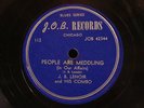 J. B. LENOIR J. O. B. RECORDS BLUES 78 RPM RECORD E-