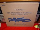 SANDOR VEGH J.S. BACH UNACCOMPANIED VIOLIN SONATAS & PARTITAS DELUXE LINEN BOX