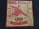 ELVIS PRESLEY 45 SINGLE LOCO POR LAS MUCHACHAS (GIRL HAPPY) PERU 1965