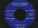 Rudy Hansen RUDY HANSEN Advance Release 1226 Saturday Jump strong VG ROCKABILLY