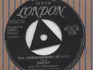 HARVEY & THE MOONGLOWS   TEN COMMANDMENTS OF LOVE ** Original Tri LONDON 45