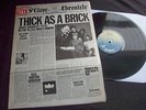Jethro Tull - Thick As A Brick Spanish Chrysalis LP Newspaper Cover