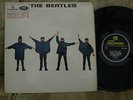 YELLOW BLACK  UK PARLOPHONE LP THE BEATLES HELP MONO