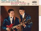 LES GOLDEN STRINGS DE JOHNNY HALLYDAY REBEL ROUSER 45 TOURS VOGUE LANGUETTE