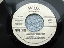 GINO WASHINGTON, USA 45, NOW YOU'RE LONELY /ROMEO,Styrene Original Northern Soul