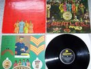 BEATLES - Sgt. Peppers ...  black/yellow PMC 7027  rare UK Mono mit Sold In UK