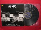 AC DC Let There Be Rock 1st Press Blue Roo Vinyl LP Rare Bon Scott Album