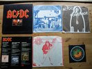 AC/DC 3-LP BOX HIGH VOLTAGE DIRTY DEEDS POWERAGE + SINGLE + Back in Black-LP