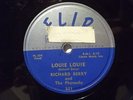 RICHARD BERRY AND THE PHARAOHS 78 rpm Louie Louie / You Are My Sunshine FLIP 321